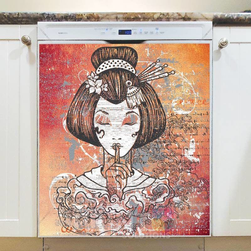 The Secret of Geisha Dishwasher Sticker