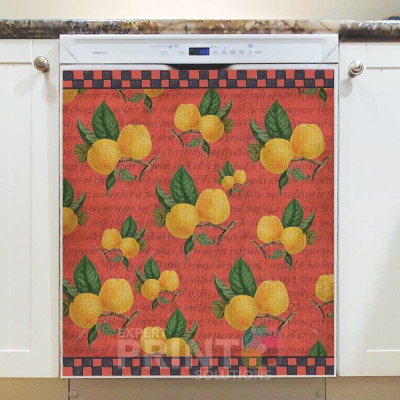 Juicy Fruit - Lemons Dishwasher Sticker