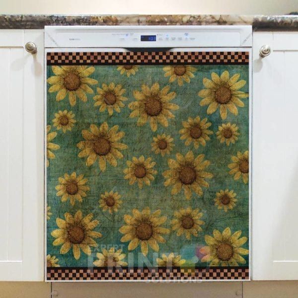 Beautiful Sunflowers #2 Dishwasher Sticker