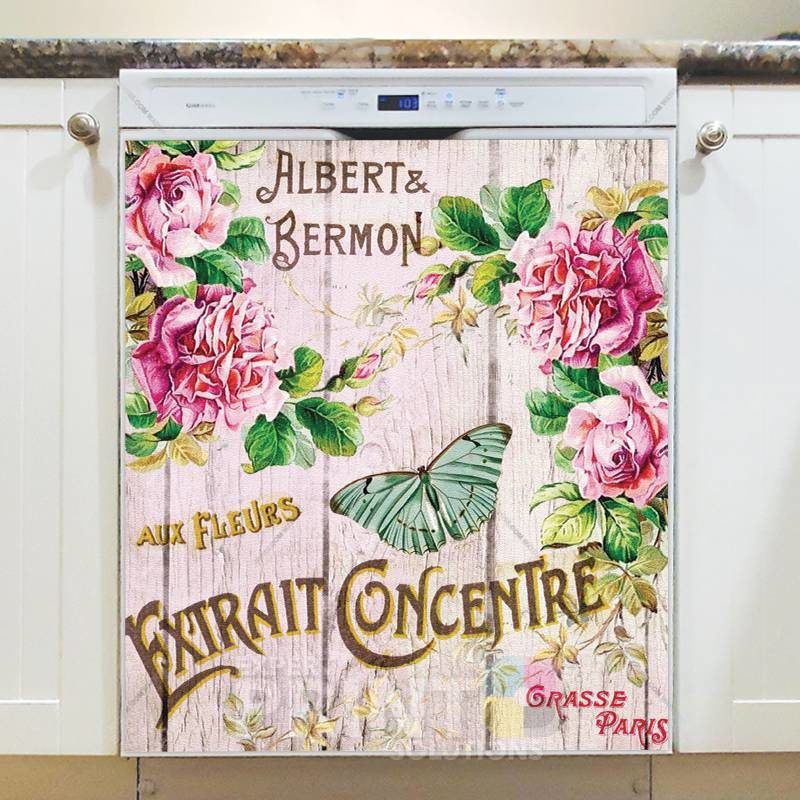 Shabby Chic Design - Extrait Concentre Dishwasher Sticker