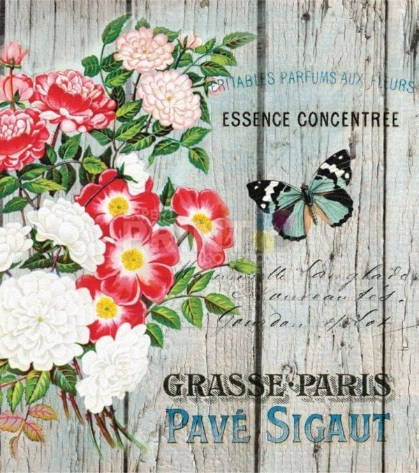 Shabby Chic Design - Grasse Paris Pave Sigaut Dishwasher Sticker