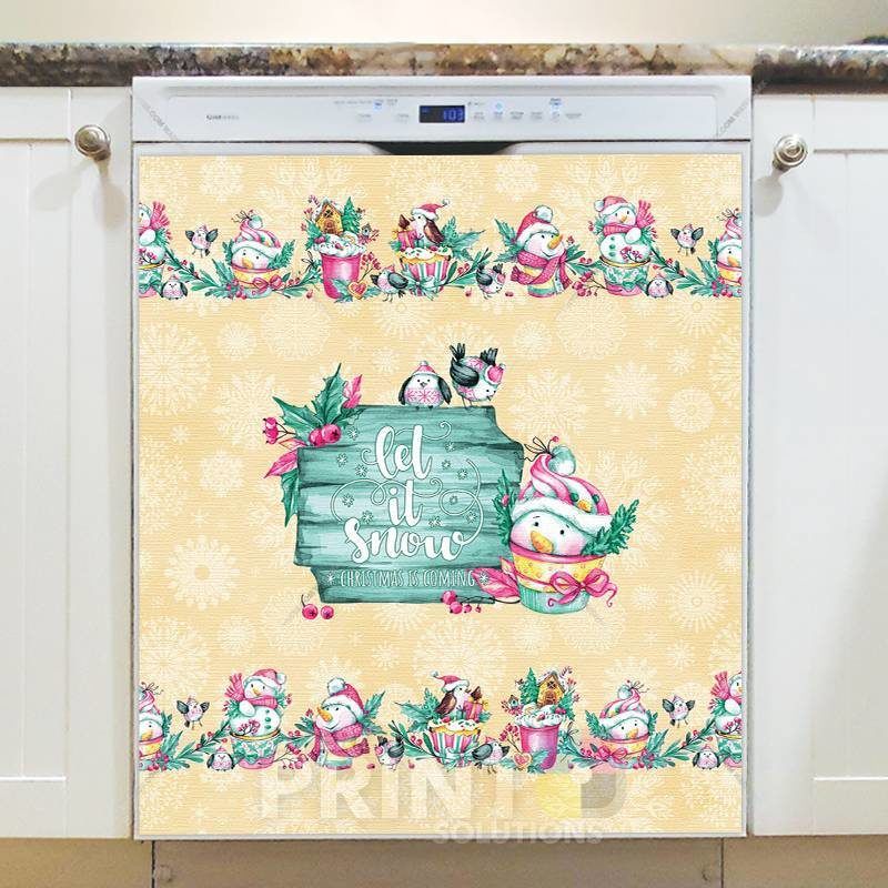 Let it Snow #3 Dishwasher Sticker