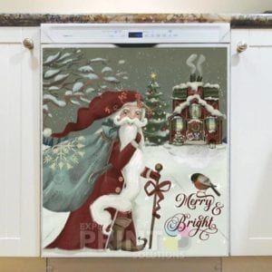 Beautiful Christmas Tale #4 - Merry & Bright Dishwasher Sticker