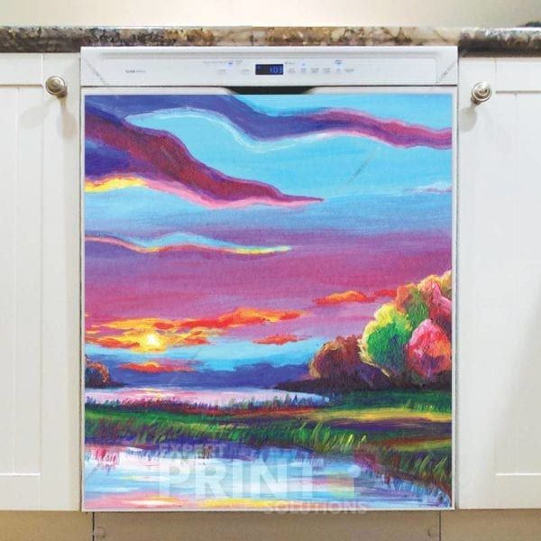 Beautiful Fantasy Landscapes #3 Dishwasher Sticker