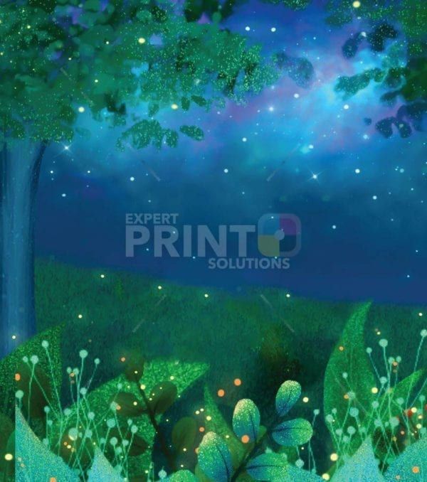 Summer Night with Fireflies Dishwasher Sticker