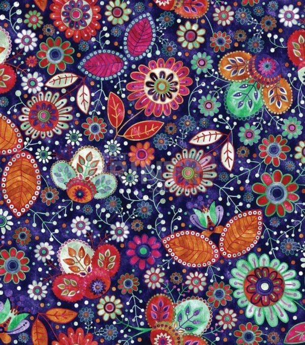 Beautiful Ethnic Native Boho Flower Design Dishwasher Sticker
