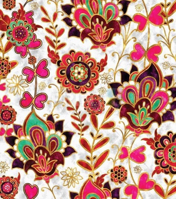 Beautiful Ethnic Native Boho Flower Design #2 Dishwasher Sticker