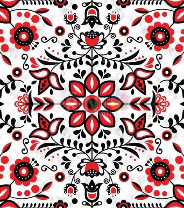 Beautiful Ethnic Native Boho Folk Design #1 Dishwasher Sticker
