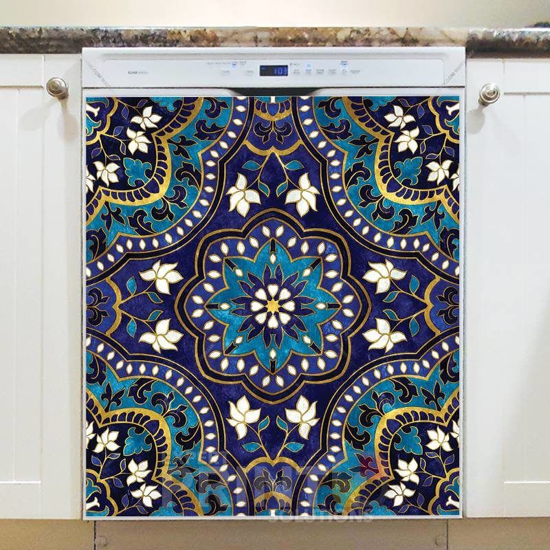 Beautiful Ethnic Native Boho Colorful Mandala Design #11 Dishwasher Sticker