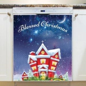Christmas - Blessed Christmas Dishwasher Sticker