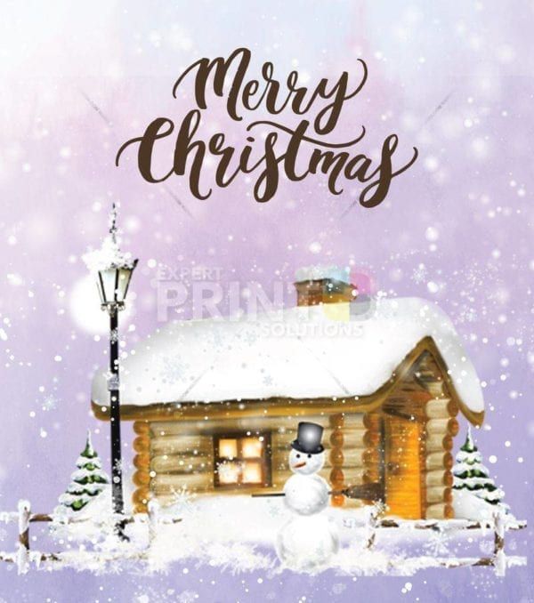 Little Winter Cottage - Merry Christmas Dishwasher Sticker