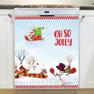 Christmas - Oh So Jolly Dishwasher Sticker