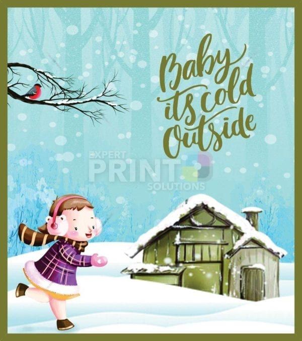 Christmas - Baby It's Cold Outside Dishwasher Sticker