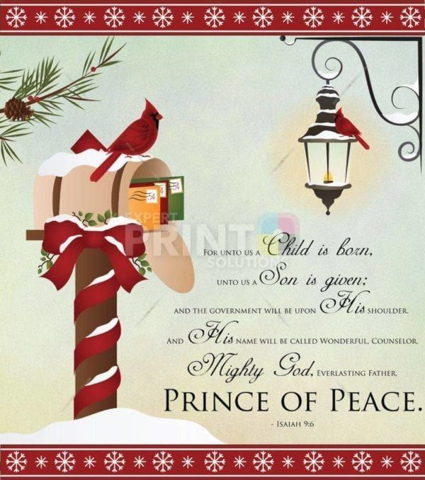 Christmas - Prince of Peace Dishwasher Sticker