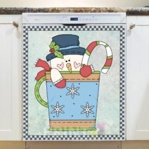Christmas - Prim Country Christmas #55 Dishwasher Sticker