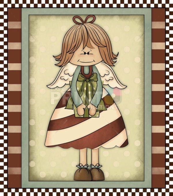 Christmas - Prim Country Christmas #4 Dishwasher Sticker