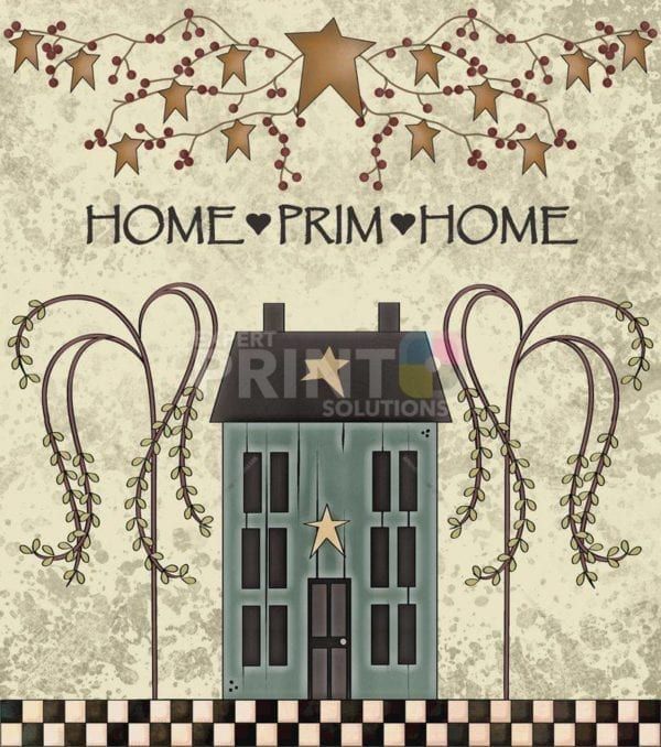 Primitive Country Folk Design #20 - Home Prim Home Dishwasher Sticker