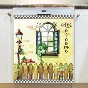 Lovely Country Home - Welcome Dishwasher Sticker
