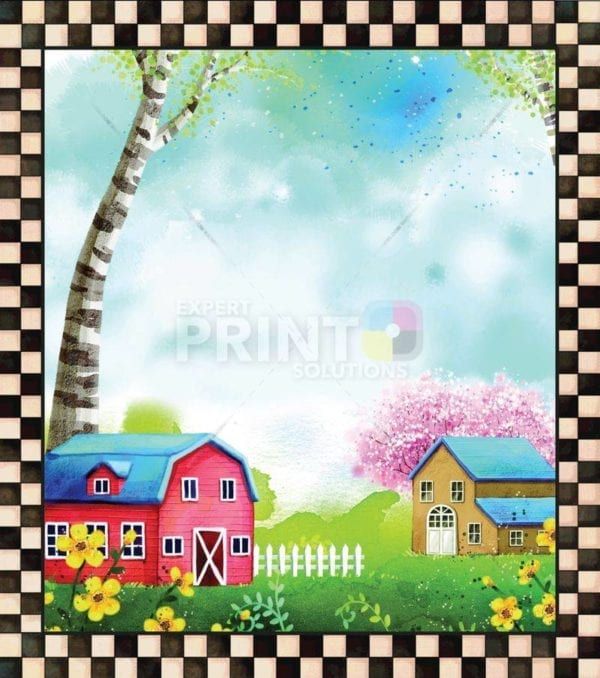 Cozy Country Farmhouses Dishwasher Sticker