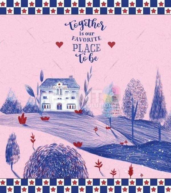 Lovely Country Home - Together is our Favorite Place to Be Dishwasher Sticker