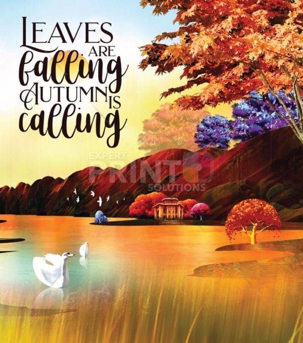 Leaves are Falling Autumn is Calling Dishwasher Sticker