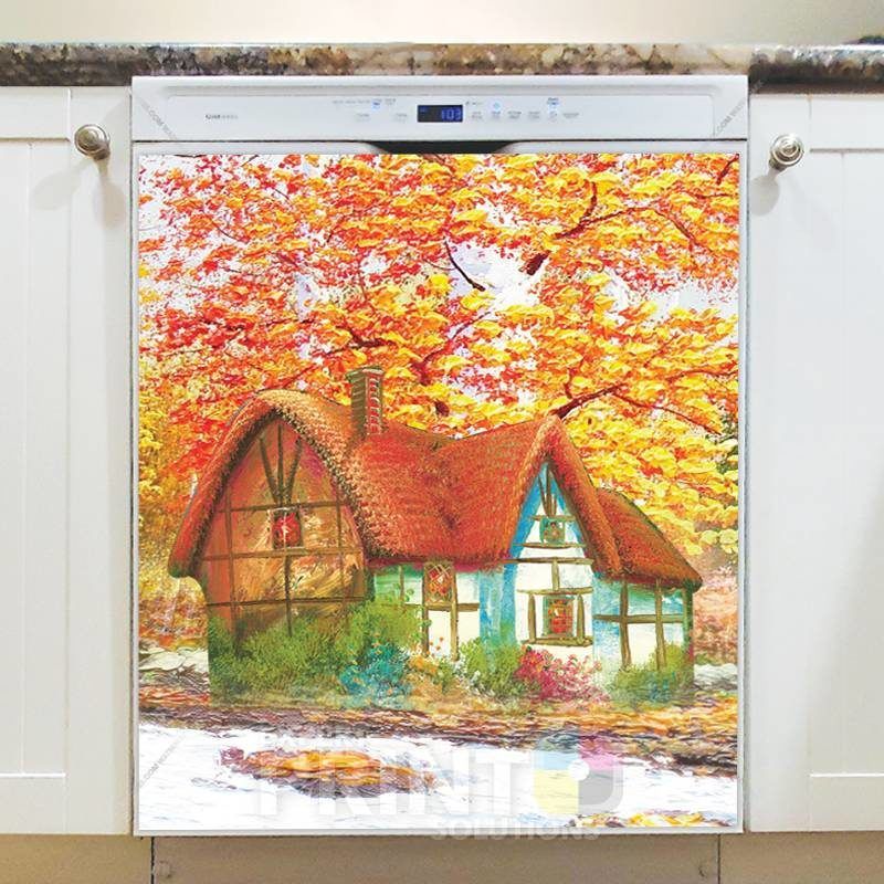 Autumn in England Dishwasher Sticker