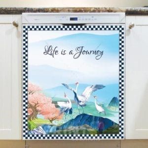 Life is a Journey Dishwasher Sticker