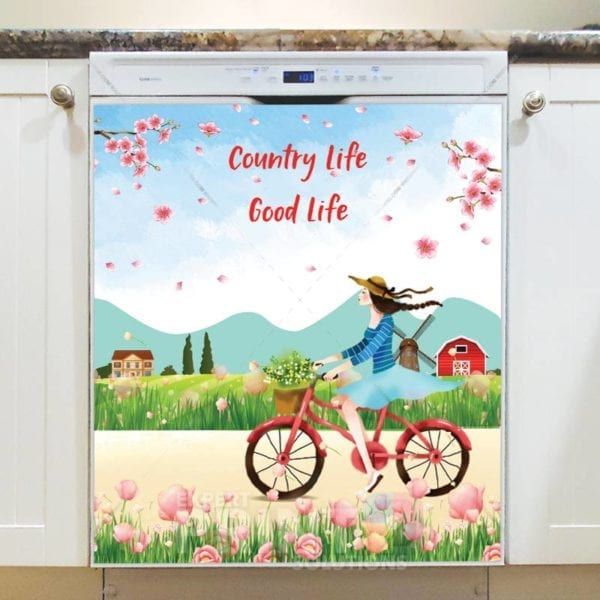 Country Life Good Life Dishwasher Sticker
