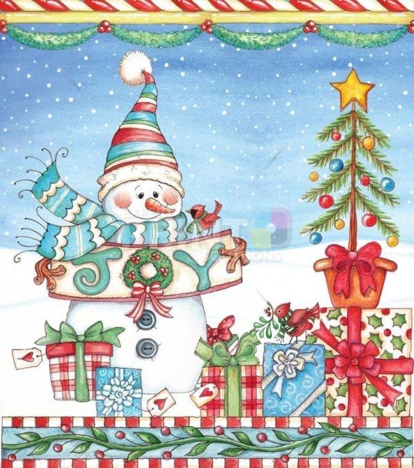 Christmas - Sweet Christmas Holiday #45 - Joy Dishwasher Sticker