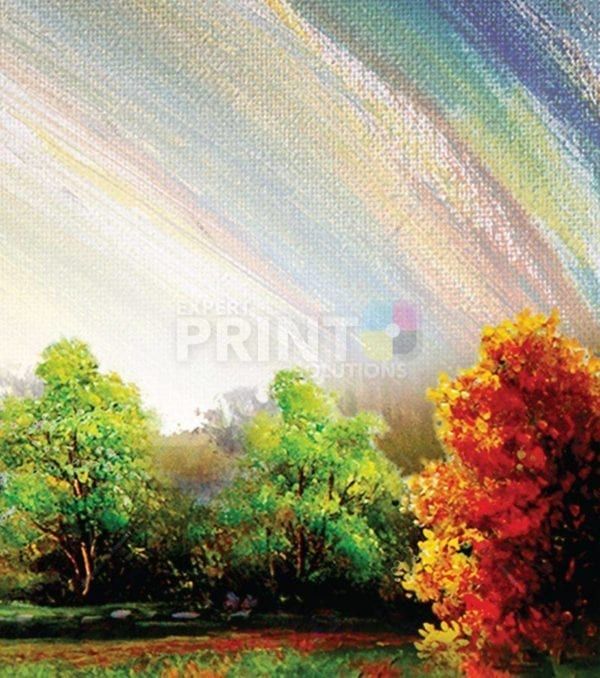 Autumn Trees and Rainbow Dishwasher Sticker