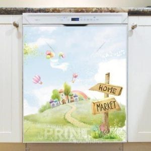 Adorable Village - Home Market Dishwasher Sticker