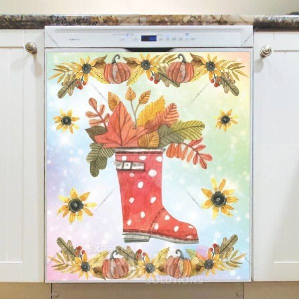 Lovely Cozy Autumn #47 Dishwasher Sticker