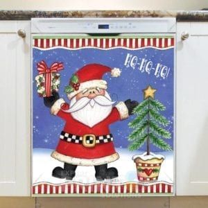 Christmas - Sweet Christmas Holiday #32 - Ho-Ho-Ho Dishwasher Sticker