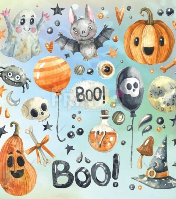 Cute Halloween Design #27 - Boo Dishwasher Sticker