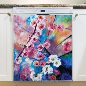 Beautiful Blooming Spring Branches Dishwasher Magnet