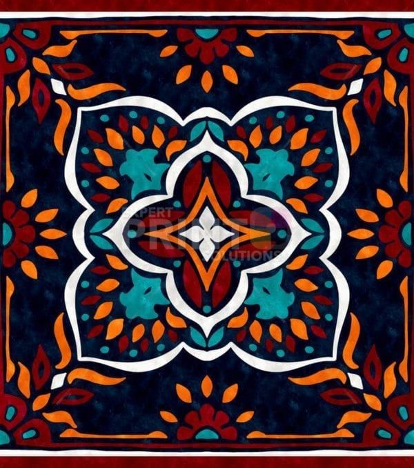 Bohemian Talavera Indian Pattern #2 Garden Flag