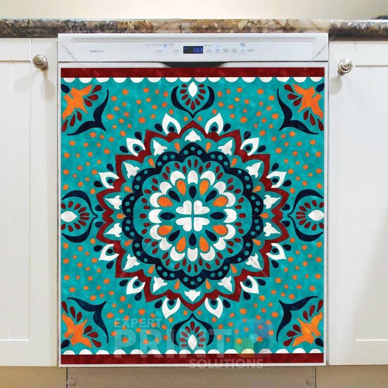 Bohemian Talavera Indian Pattern #8 Dishwasher Magnet