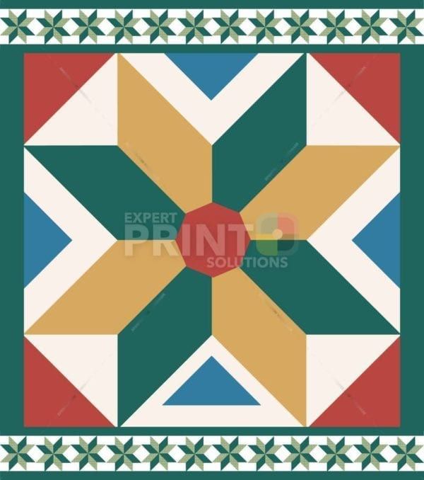 Beautiful Farmhouse Quilt Patchwork Design #2 Garden Flag