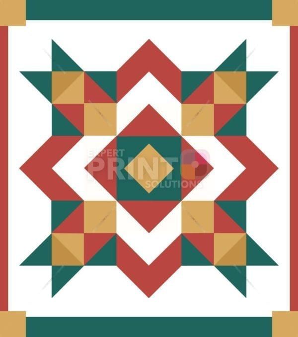 Beautiful Farmhouse Quilt Patchwork Design #3 Garden Flag