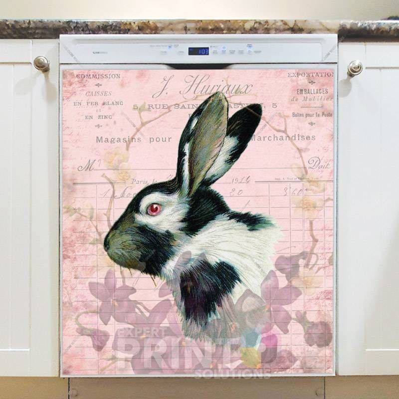 Vintage Easter Bunny Dishwasher Magnet
