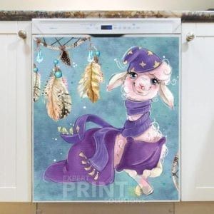 Bohemian Ethnic Llama #5 Dishwasher Magnet