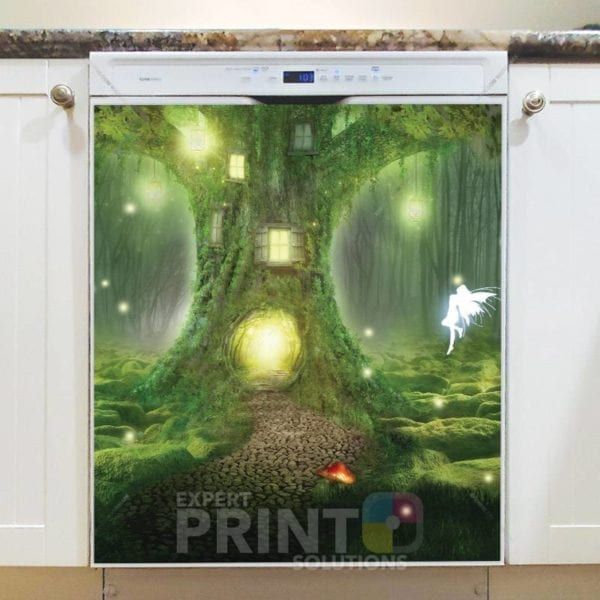 Fairy and Fireflies Dishwasher Magnet