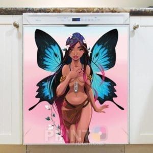 Sexy Butterfly Fairy Dishwasher Magnet