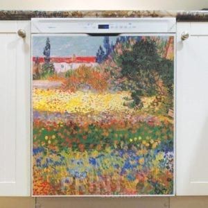 Field with Irises near Arles by Vincent van Gogh Dishwasher Magnet