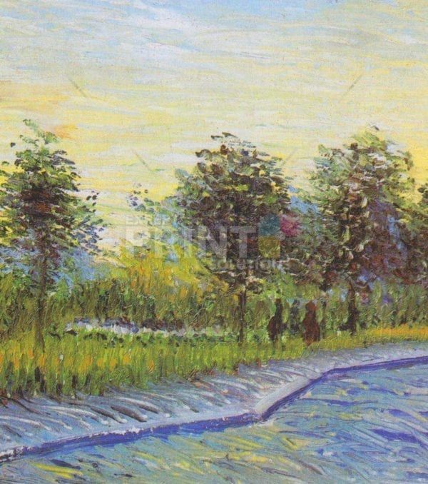 Square Saint-Pierre at Sunset by Vincent van Gogh Garden Flag