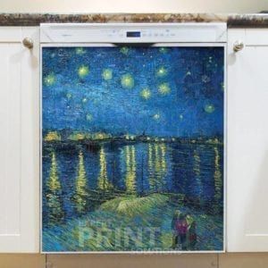 Starry Night Over the Rhone by Vincent van Gogh Dishwasher Magnet