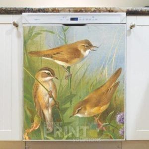 Beautiful Still Life with Birds in the Garden #2 Dishwasher Magnet
