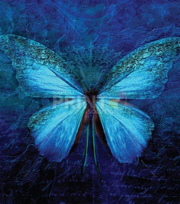 Beautiful Glowing Butterfly #1 Garden Flag