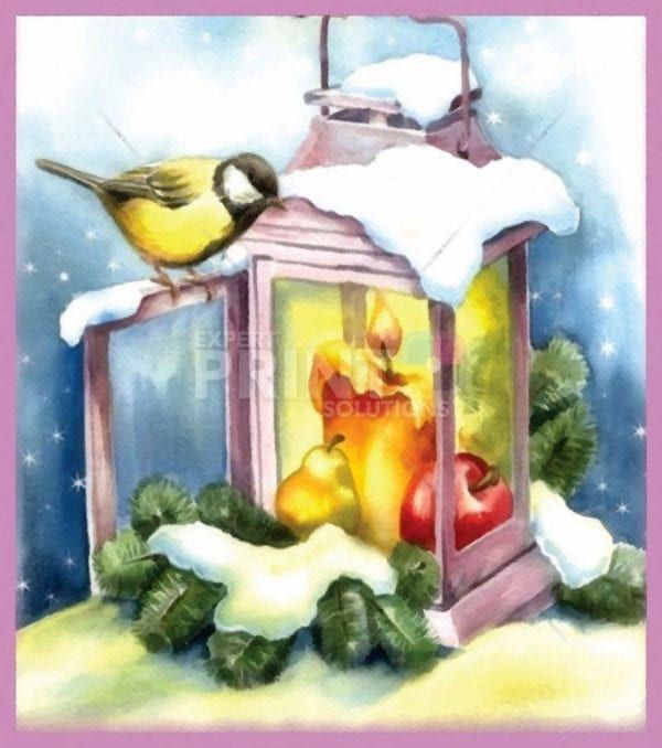 Birds of the Winter - Chickadee Garden Flag