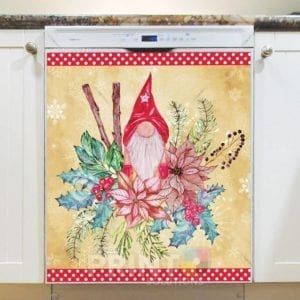 Christmas Decoration and a Gnome Dishwasher Magnet